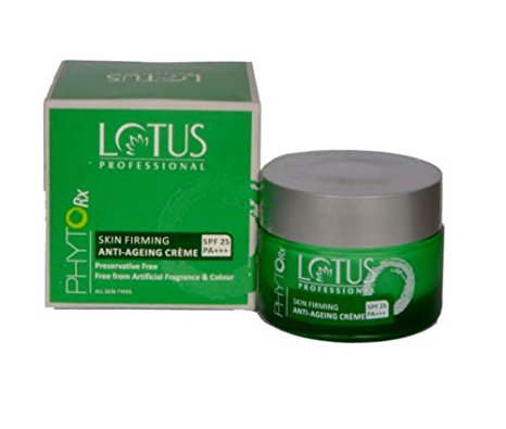cismis Lotus Herbals PHYTO Rx Skin firming Anti ageing creme - Anti-Aging & Wrinkle Free Skin: Best 8 Creams Available In India- Review & Price