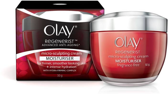 cismis Olay Regenerist Advanced Anti ageing Micro Sculpting Cream Moisturiser - Anti-Aging & Wrinkle Free Skin: Best 8 Creams Available In India- Review & Price