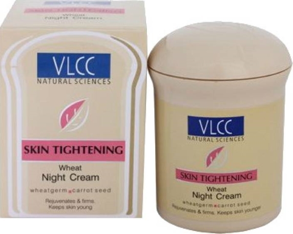 cismis VLCC Skin Tightening Wheat Night Cream - Night Cream for all Skin Types: 10 Best Night Creams Available In India