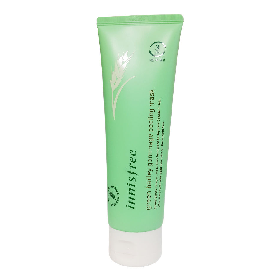 TOP 10 FACE MASKS TO BUY FROM INNISFREE Innisfree Green Barley Gommage Peeling Mask - Skin Care - Top 10 Face Masks from Innisfree for 2018 with Review & Price Available in India